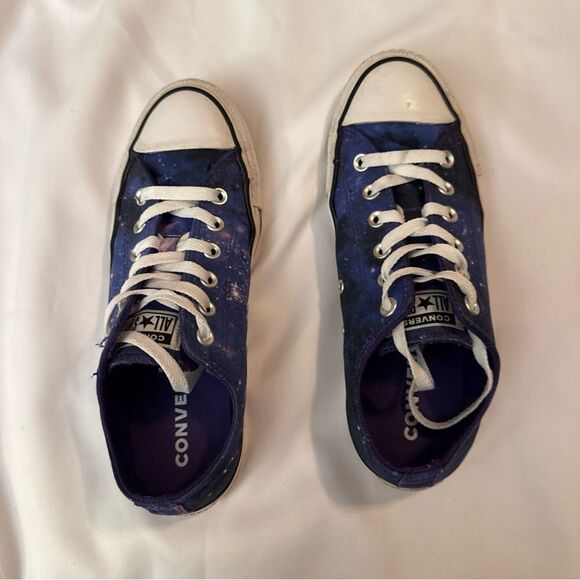 Converse Galaxy Blue and White Sneakers - Picture 2 of 14